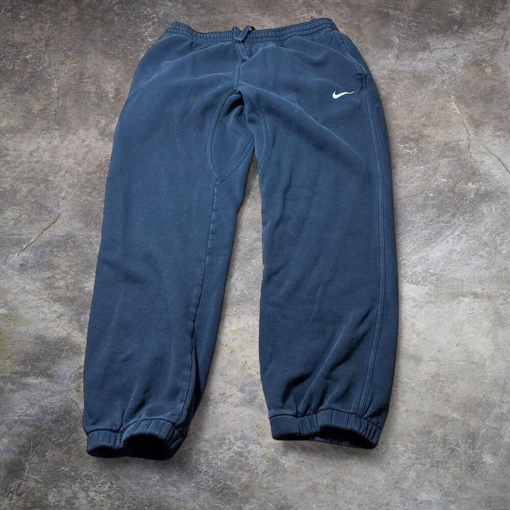 Nike Men's Black and Navy Joggers-tracksuits